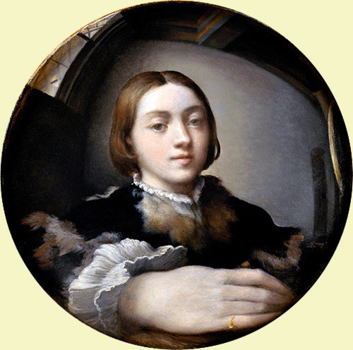 Parmigianino, autoritratto